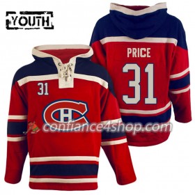 Adidas Maillot de Hockey Montreal Canadiens Carey Price 31 Rouge Sawyer Chandails à capuchon - Enfant
